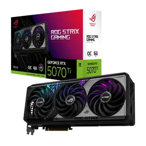 ASUS ROG Strix GeForce RTX 5070 Ti 16GB GDDR7 OC Edition 850W Graphics Card